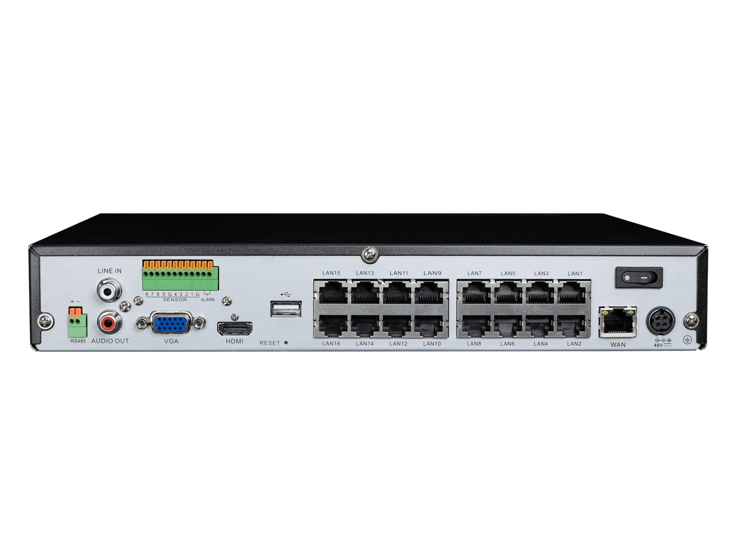 16 Kanaals POE AI 4K Netwerk Recorder - Meko Security