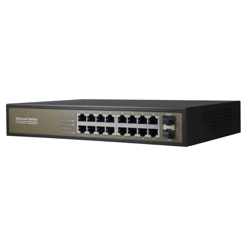 16 Poort Netwerk Gigabit Switch - Meko Security