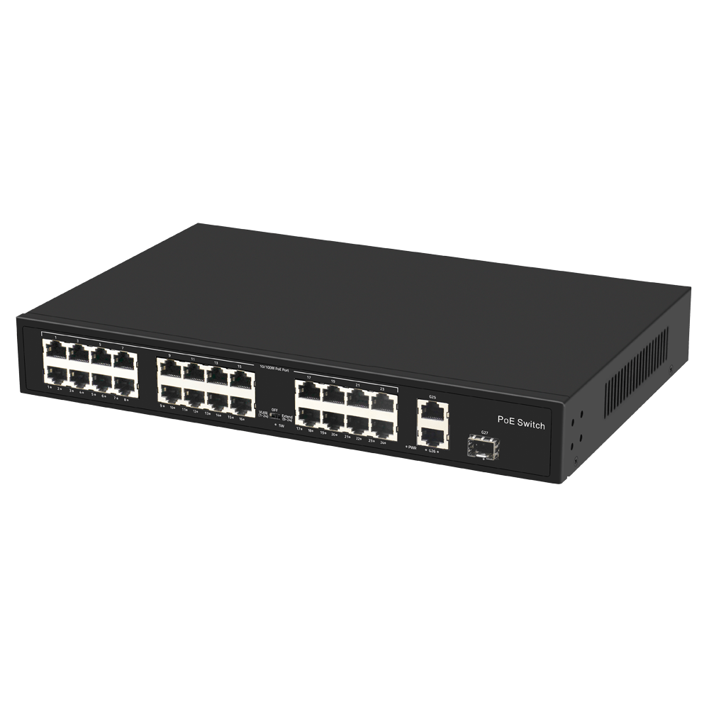 24 Poort Netwerk POE Switch - Meko Security