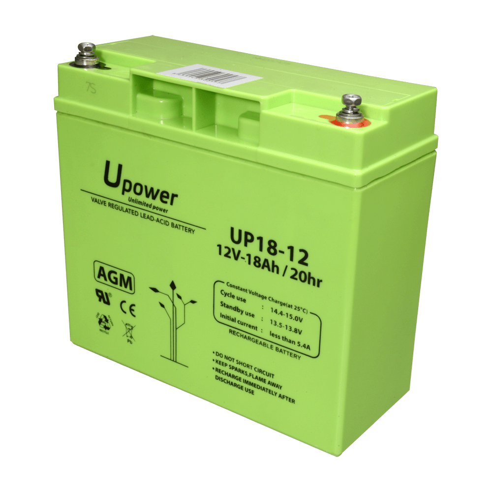 12 volt Batterij 18Ah - Meko Security