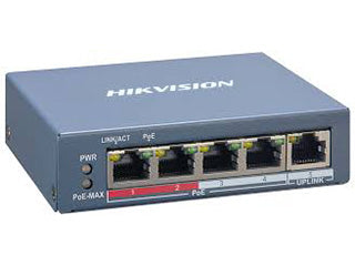 Hikvision Smart managed 4 poort PoE-Gigabit switch