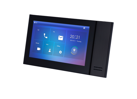 Intercom Binnenpost PoE Zwart