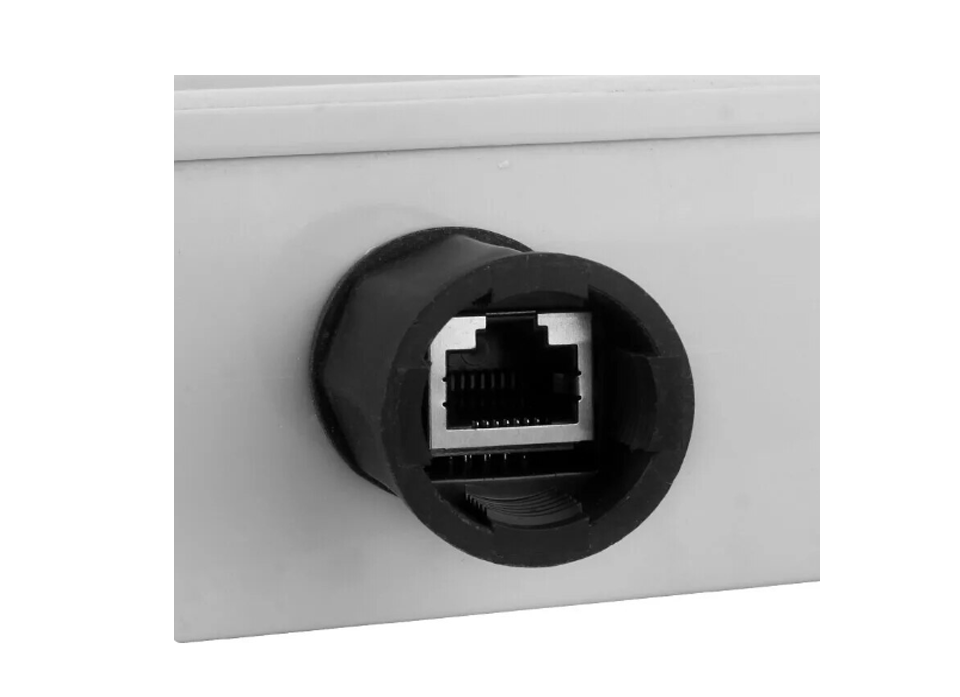 Wasserdichter Signal anschluss RJ45 Direkt über Netzwerk adapter Außen anzeige a Wasserdichter Signal anschluss RJ45 Direkt über Netzwerk adapter Außen anzeige a