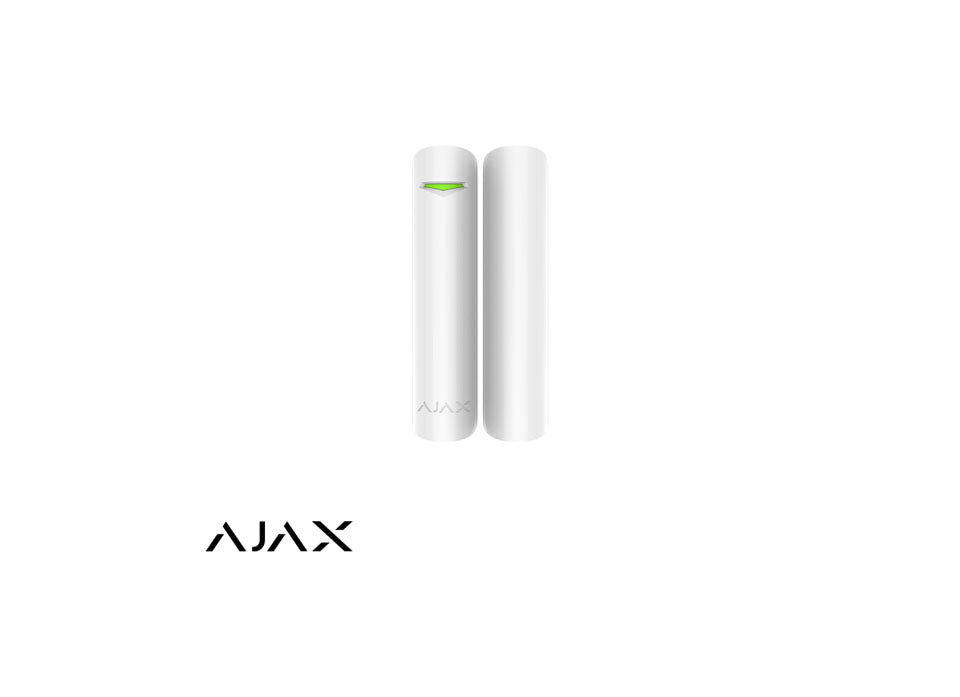 Ajax DoorProtect, wit, magneetcontact en mini magneet